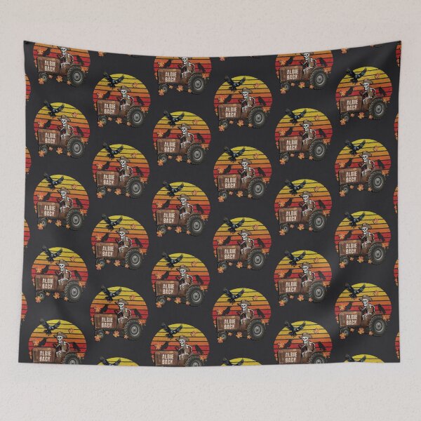 Item preview, Skeleton Cowboy & Crows Vintage Halloween designed and sold by tamdevo1.