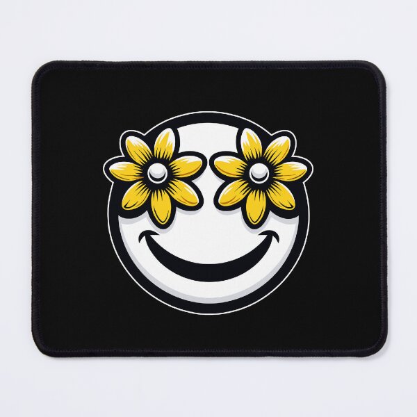 Item preview, Funny Smiling Flowers Cool Happy Face Smile designed and sold by Dressed For Duty.