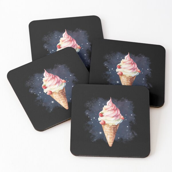 Item preview, Ice cream is a galaxy space it's cold and good taste, afterward you're floating in beautiful space forgot what's reality_v.4 designed and sold by Plullaby.