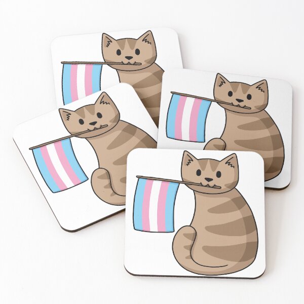 Item preview, Trans Cat designed and sold by doodlecats.