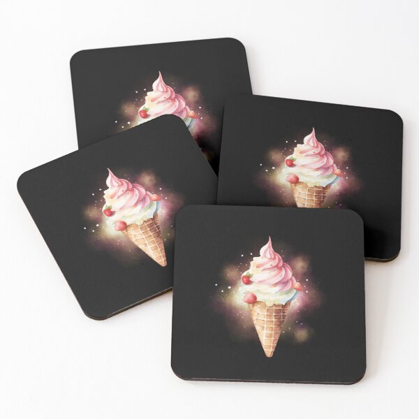 Item preview, Ice cream is a galaxy space it's cold and good taste, afterward you're floating in beautiful space forgot what's reality_v.5 designed and sold by Plullaby.