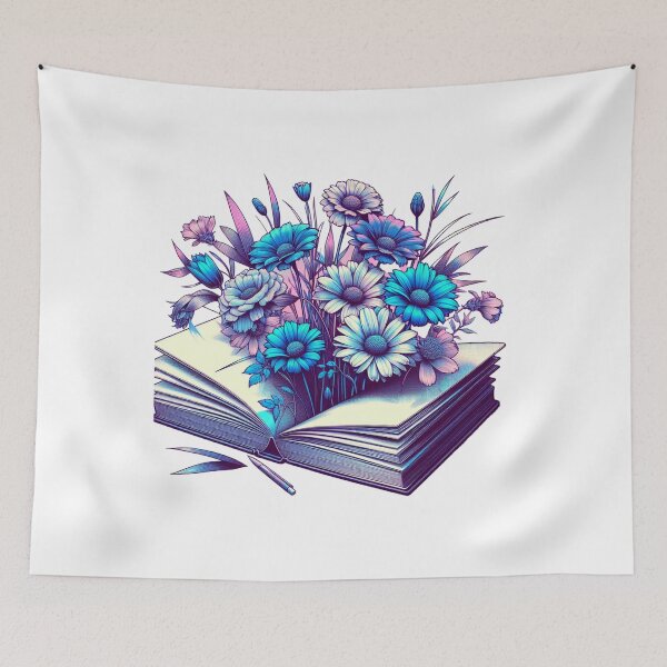 Item preview, Blooming Pages: Unveiling the Literary Garden Within Open Books designed and sold by 0penvimark.