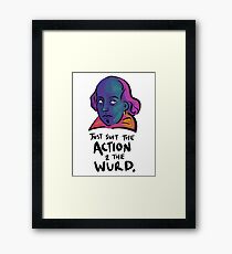 Sassy Shakespeare Framed Print
