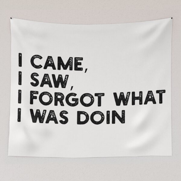 Item preview, I Came, I Saw, I Forgot What I Was Doing designed and sold by gittuska11.