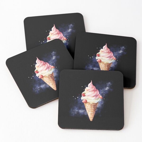 Item preview, Ice cream is a galaxy space it's cold and good taste, afterward you're floating in beautiful space forgot what's reality_v.7 designed and sold by Plullaby.