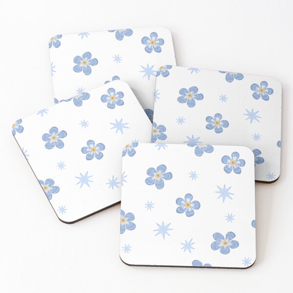 Item preview, Forget me not repeating pattern designed and sold by pinkyfish1010.