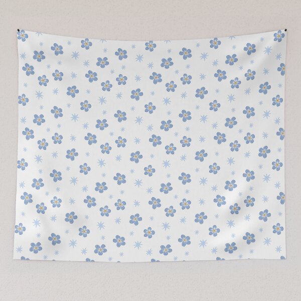 Item preview, Forget me not repeating pattern designed and sold by pinkyfish1010.
