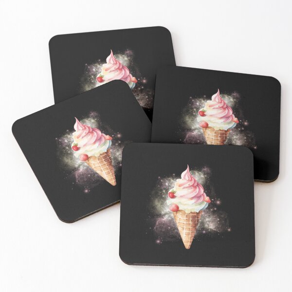 Item preview, Ice cream is a galaxy space it's cold and good taste, afterward you're floating in beautiful space forgot what's reality_v.9 designed and sold by Plullaby.