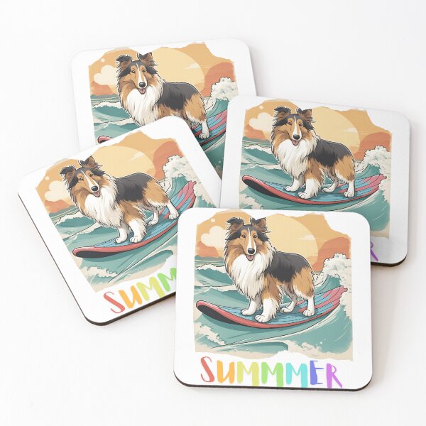 Item preview, Rough collie Funny Vacation Summer Holidays rough collie dog  Enjoy the Summer  designed and sold by GoodyPaws.