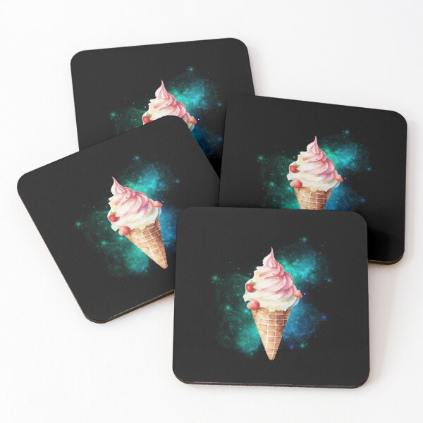 Item preview, Ice cream is a galaxy space it's cold and good taste, afterward you're floating in beautiful space forgot what's reality_v.11 designed and sold by Plullaby.