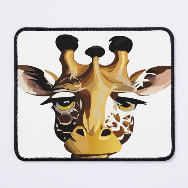 Item preview, skeptical giraffe designed and sold by Knautschibert.