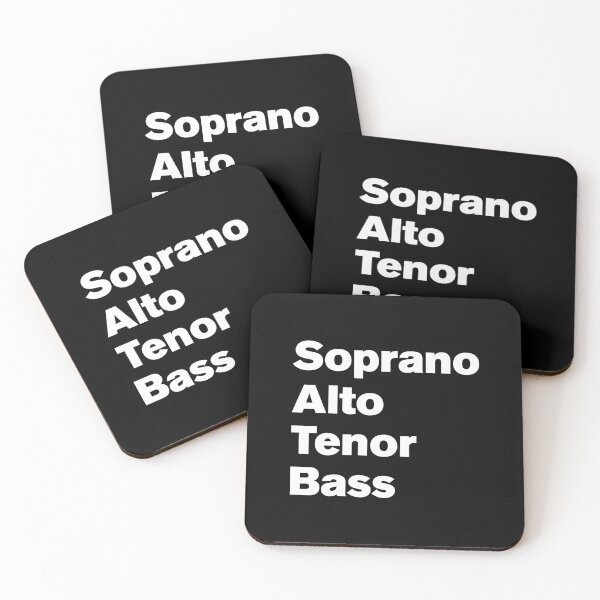 Item preview, Soprano Alto Tenor Bass - Choir - Music  designed and sold by Vector-Artist.