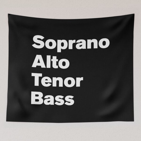 Item preview, Soprano Alto Tenor Bass - Choir - Music  designed and sold by Vector-Artist.