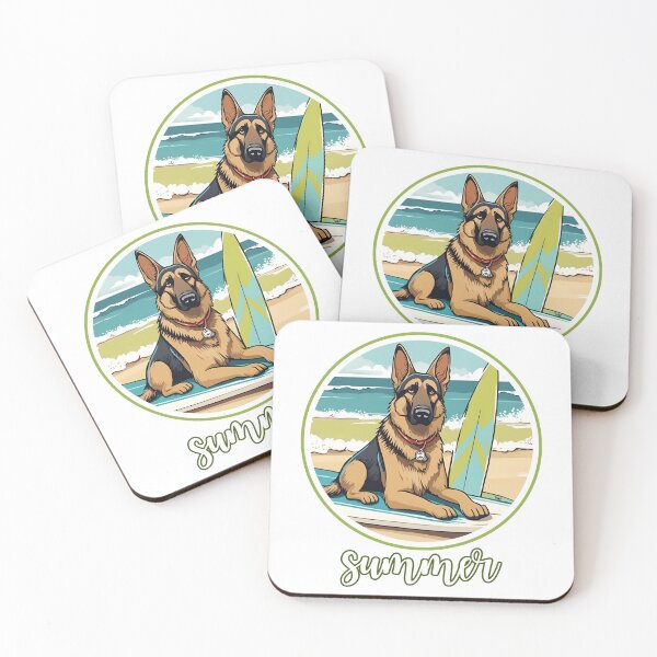 Item preview, German shepherd summer Holidays german shepherd dog  Enjoy the Summer  designed and sold by GoodyPaws.