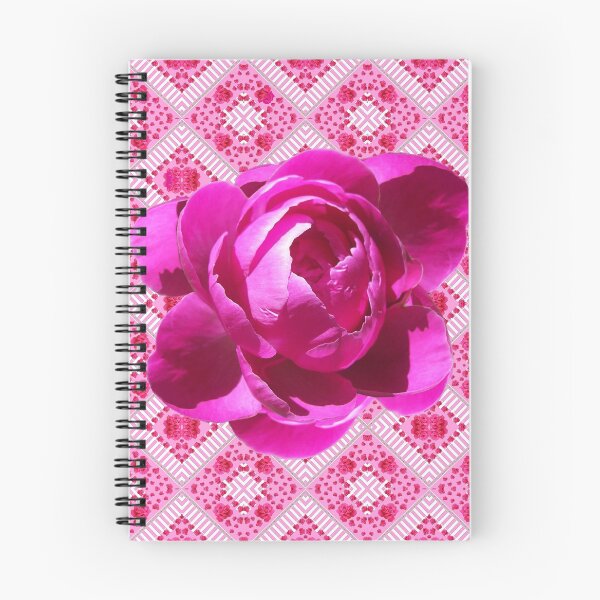 Item preview,  FUCHSIA  PINK PEONY PATTERNED ART  designed and sold by sharlesart.
