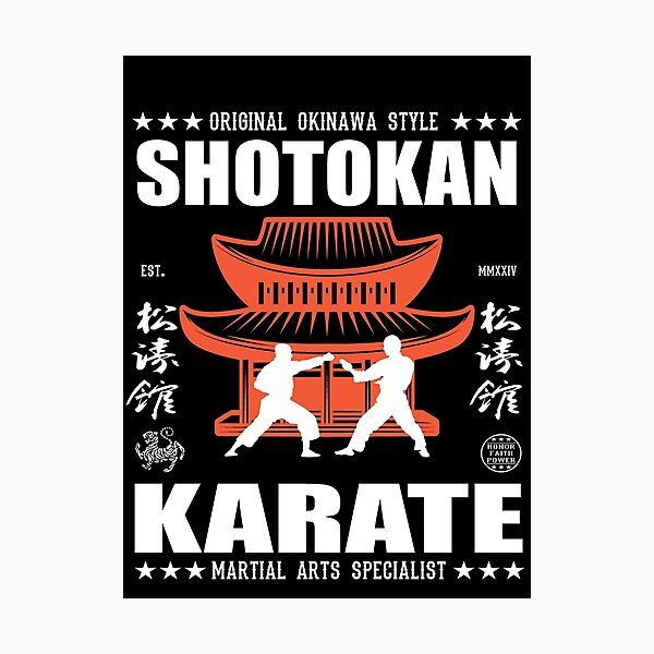 Artikel-Vorschau von Shotokan Karate Dojo - Traditionelle Kampfkunst aus Japan, designt und verkauft von RetroMaritalArt.
