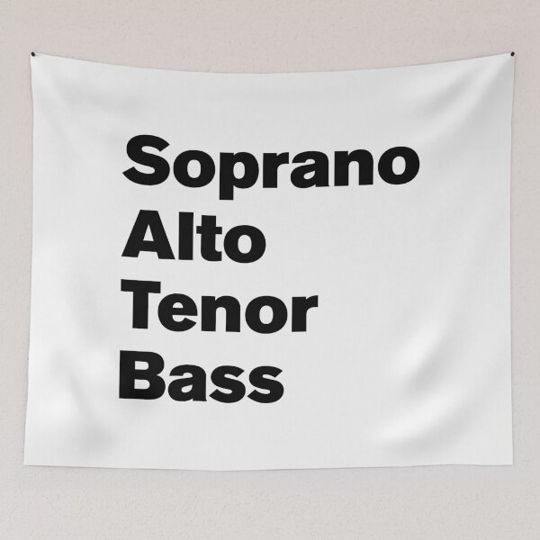 Item preview, Soprano Alto Tenor Bass 2 - Choir - Music  designed and sold by Vector-Artist.