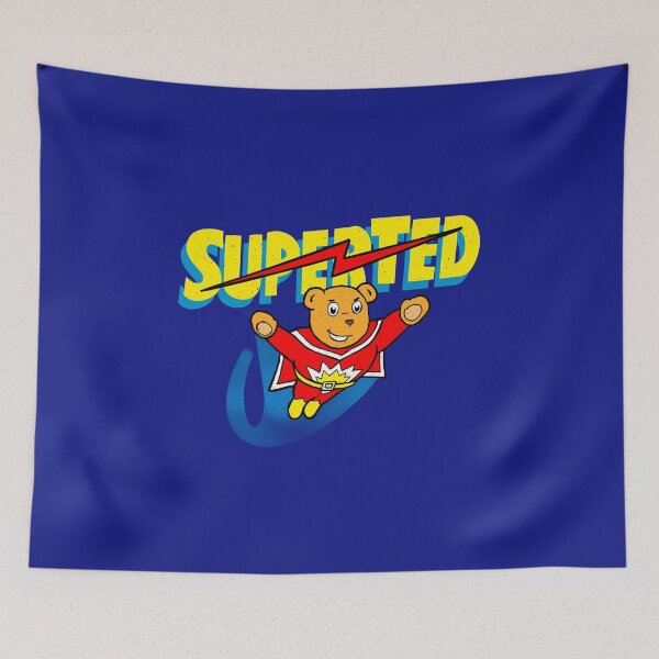 Item preview, Superted - Distressed Look Print designed and sold by FunnehGacha.