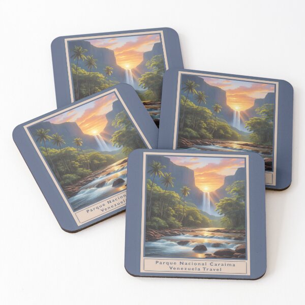 Item preview, Parque Nacional Caraima - Venezuela- Vintage style poster designed and sold by Museum Of Non-Existing Art.