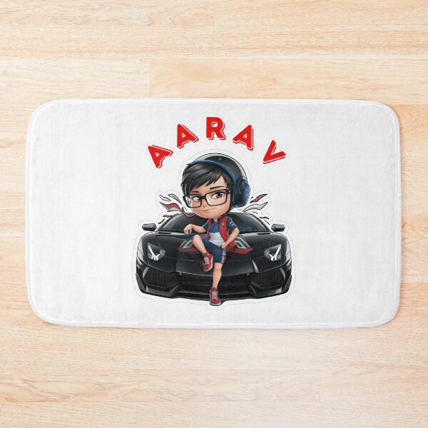 Artikelvorschau, Cooler animierter Gamer Boy-Sticker, Aarav entworfen und verkauft von PING 999 STUDIO.