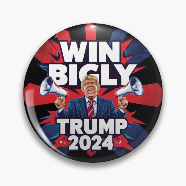 Item preview, Win Bigly. Trump 2024. designed and sold by RedPilled Apparel.