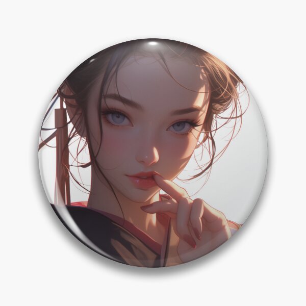 Item preview, Mysterious beauty with a red flower designed and sold by palmyst.