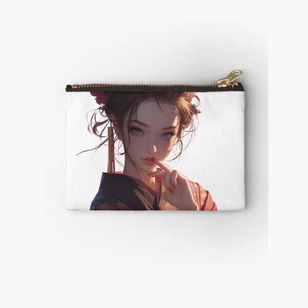 Item preview, Mysterious beauty with a red flower designed and sold by palmyst.