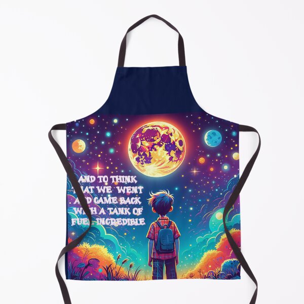 Item preview, Moonlit Contemplation: A Child's Enchantment with the Celestial Orb designed and sold by 0penvimark.