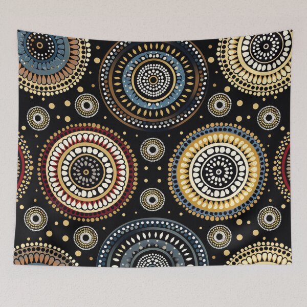 Item preview, Aboriginal Inspired Dot Art - Balancir Circles designed and sold by GrinGalore.
