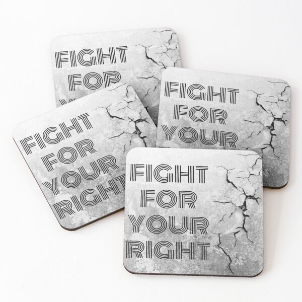 Item preview, Fight for Your Right designed and sold by MisiuKolorowy.