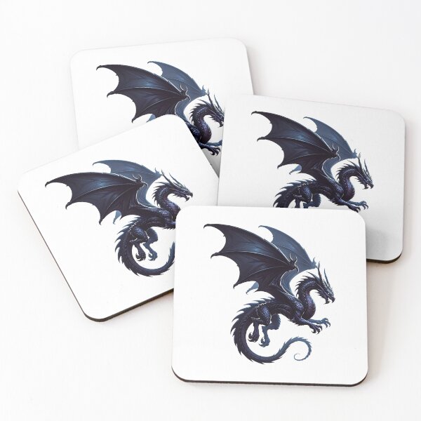 Item preview, flying blue dragon, magical creature approaching designed and sold by Matzi-MV.