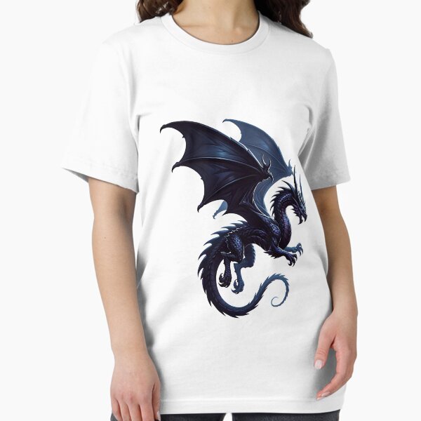 flying blue dragon, magical creature approaching Essential T-Shirt