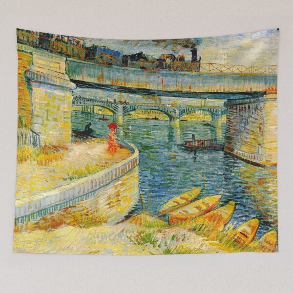 Item preview, Vincent van Gogh - Bridges across the Seine at Asnieres designed and sold by MyTutina.