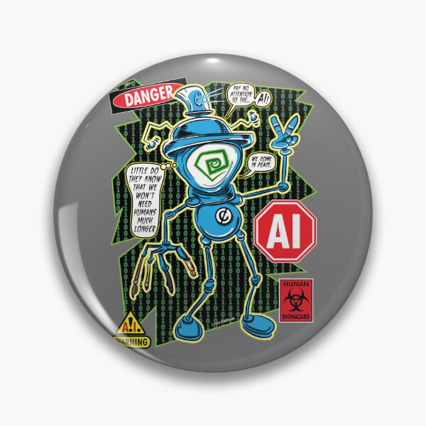 Item preview, Stop AI before it takes over and replaces humanity designed and sold by eShirtLabs.