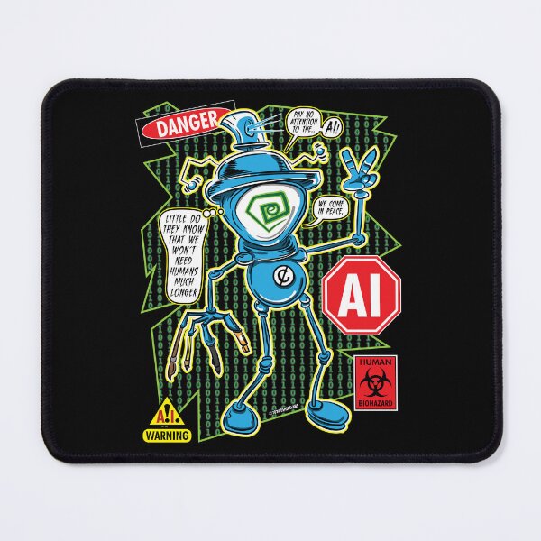 Item preview, Stop AI before it takes over and replaces humanity designed and sold by eShirtLabs.