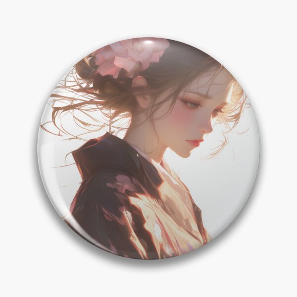 Item preview, Delicate beauty with serene gaze designed and sold by palmyst.