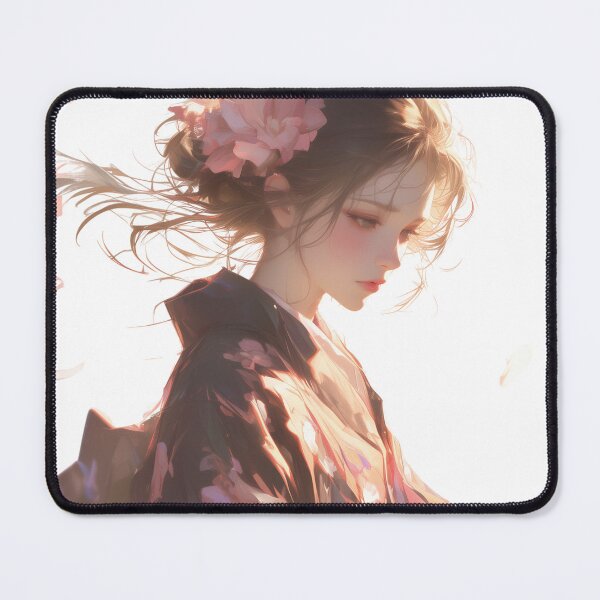 Item preview, Delicate beauty with serene gaze designed and sold by palmyst.