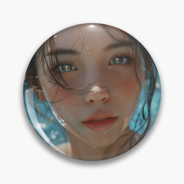 Item preview, Water nymph's captivating gaze designed and sold by palmyst.