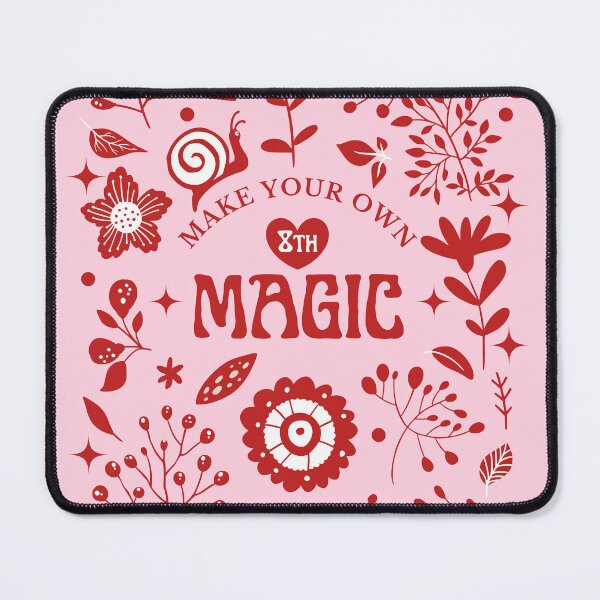 Item preview, Feminist witch, make your own magic floral pattern designed and sold by MonochromeEcho.