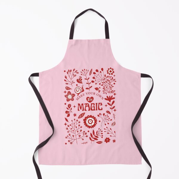 Item preview, Feminist witch, make your own magic floral pattern designed and sold by MonochromeEcho.