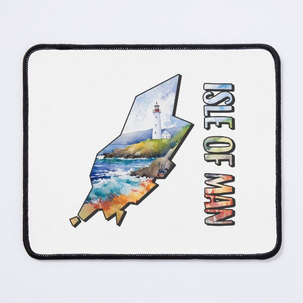 Item preview, Isle of Man Watercolor Map designed and sold by Motivburg.