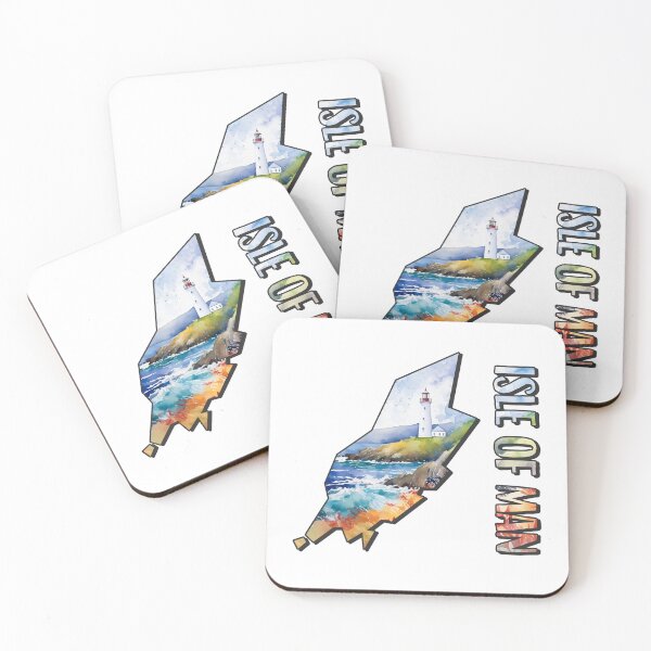 Item preview, Isle of Man Watercolor Map designed and sold by Motivburg.