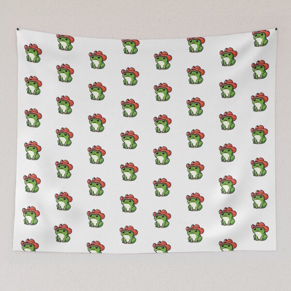 Item preview, Frog with a Cowboy Hat designed and sold by CatherineLievre.