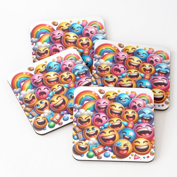 Item preview, Laughter Unveiled: Exploring the Joyful World of Smiling Emoticons designed and sold by 0penvimark.