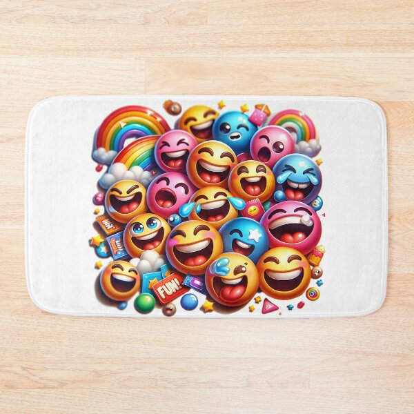Item preview, Laughter Unveiled: Exploring the Joyful World of Smiling Emoticons designed and sold by 0penvimark.