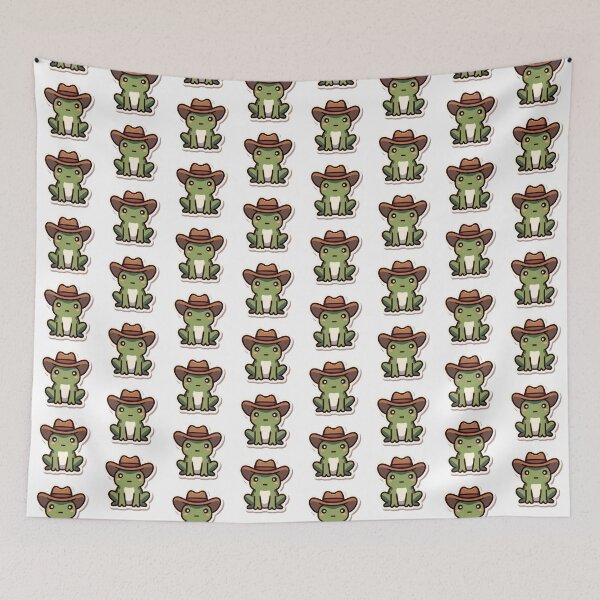 Item preview, Frog with a Cowboy Hat designed and sold by CatherineLievre.