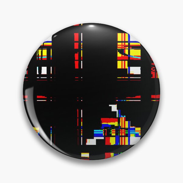 Item preview, Dark Glitch - Black Color Geometic Abstraction designed and sold by MusicArtAndGrind.
