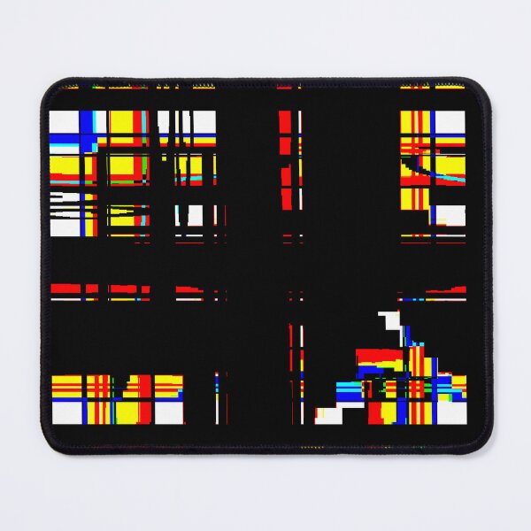 Item preview, Dark Glitch - Black Color Geometic Abstraction designed and sold by MusicArtAndGrind.