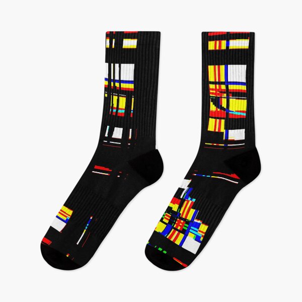 Item preview, Dark Glitch - Black Color Geometic Abstraction designed and sold by MusicArtAndGrind.