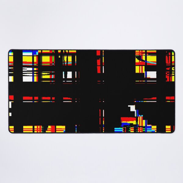 Item preview, Dark Glitch - Black Color Geometic Abstraction designed and sold by MusicArtAndGrind.